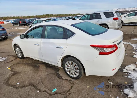 2015 Nissan Sentra S из США, поврежденный, VIN 3N1AB7APXFY319149